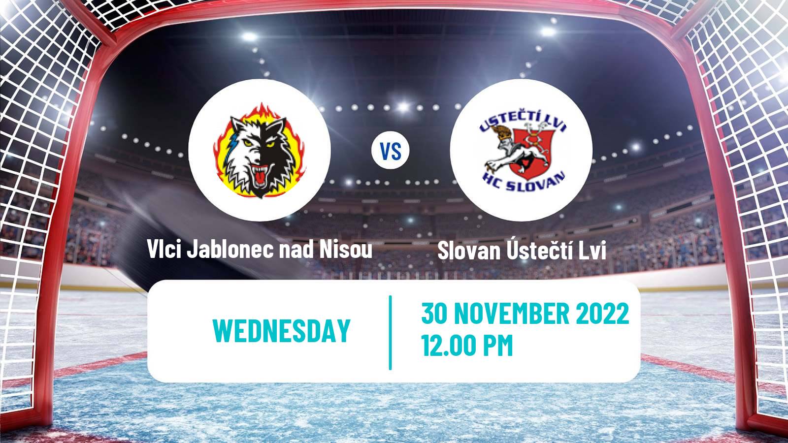 Hockey Czech 2 Liga Hockey West Vlci Jablonec nad Nisou - Slovan Ústečtí Lvi