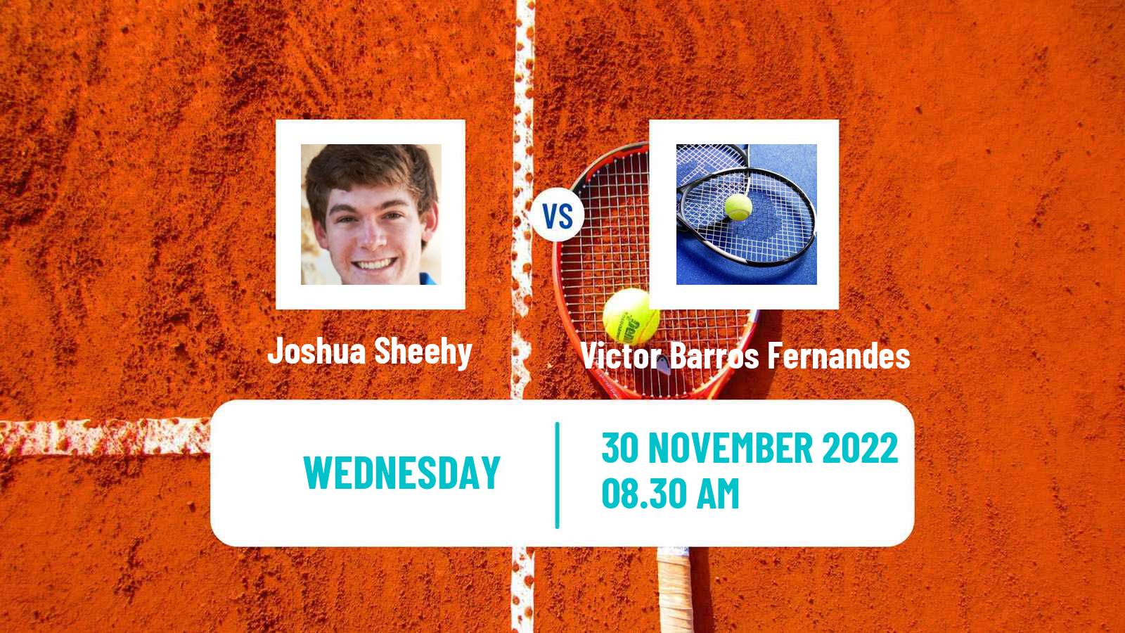 Tennis ITF Tournaments Joshua Sheehy - Victor Barros Fernandes