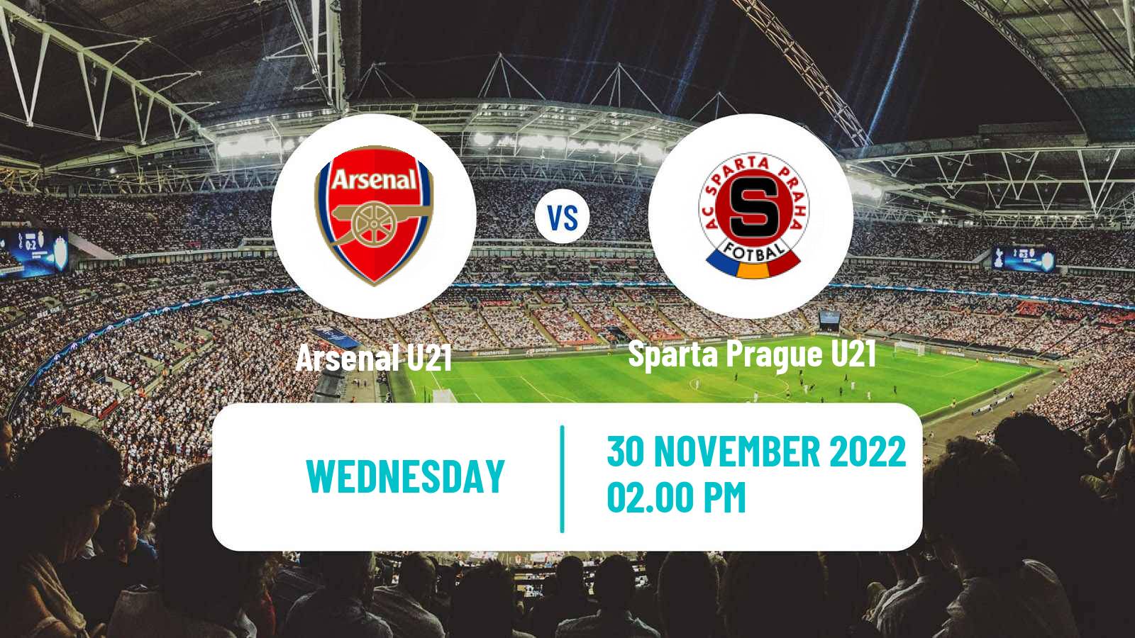 Soccer English Premier League International Cup Arsenal U21 - Sparta Prague U21
