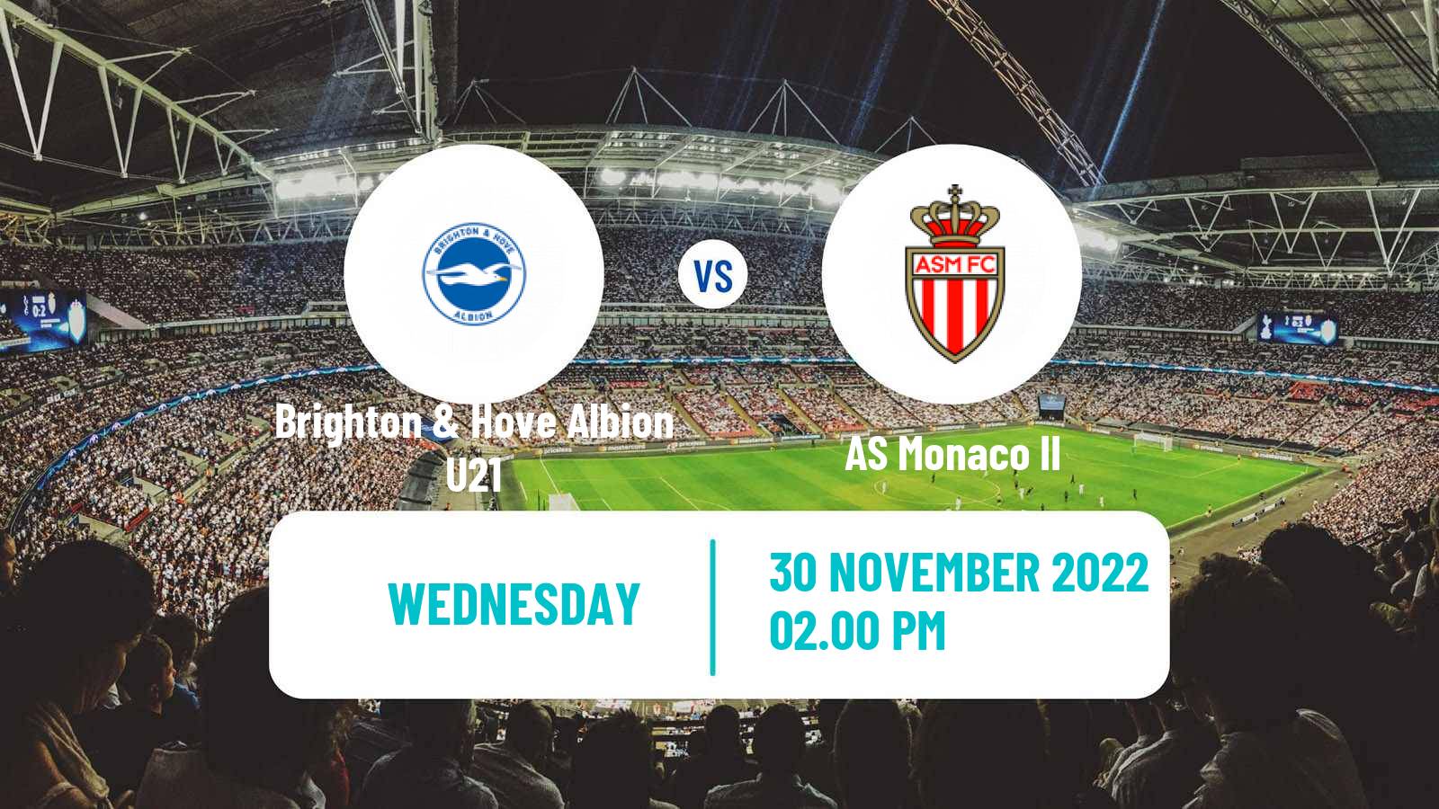 Soccer English Premier League International Cup Brighton & Hove Albion U21 - Monaco II