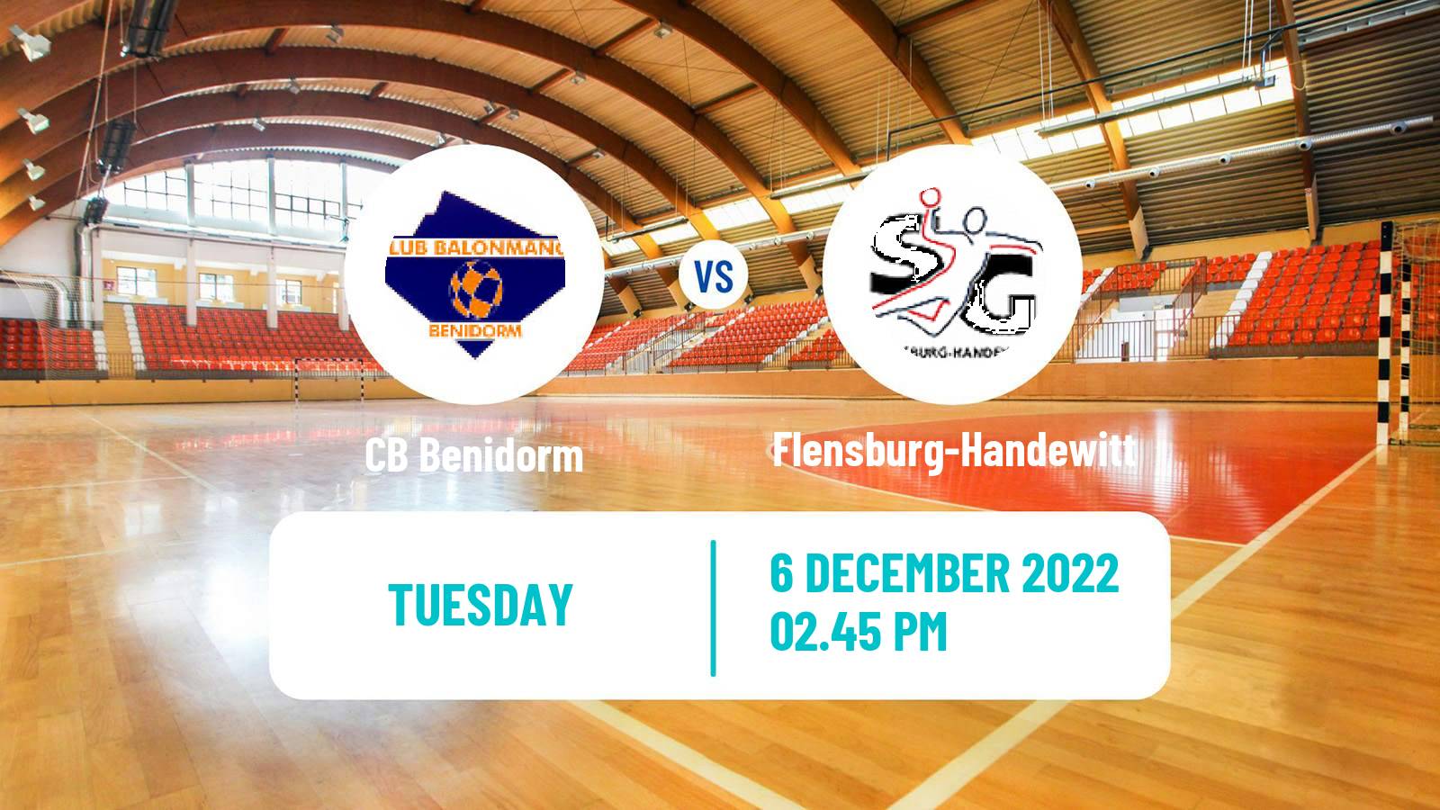 Handball EHF European League Benidorm - Flensburg-Handewitt