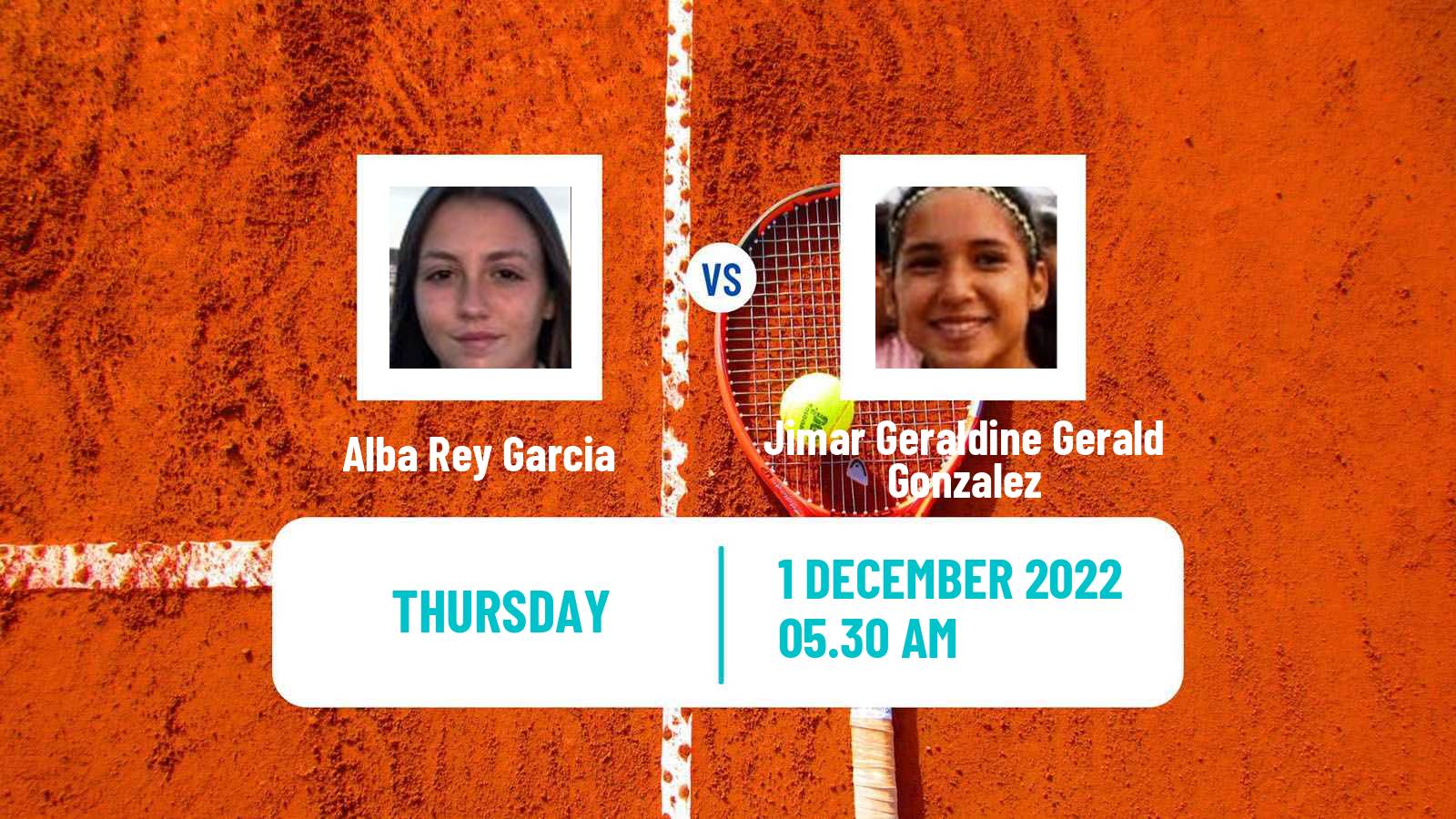 Tennis ITF Tournaments Alba Rey Garcia - Jimar Geraldine Gerald Gonzalez