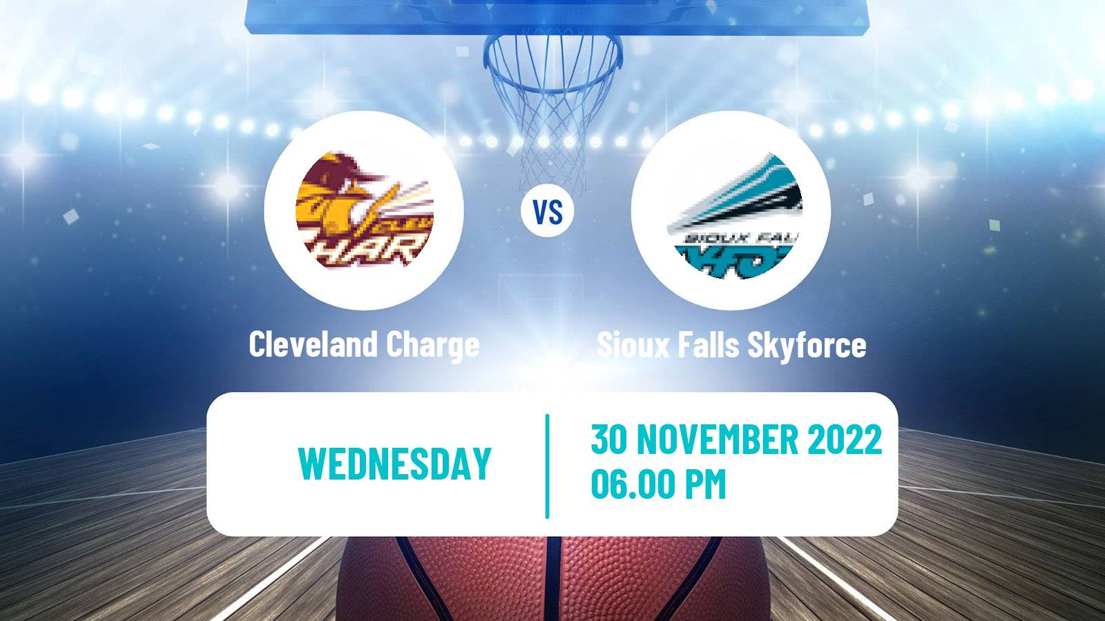 Basketball NBA G-League Cleveland Charge - Sioux Falls Skyforce