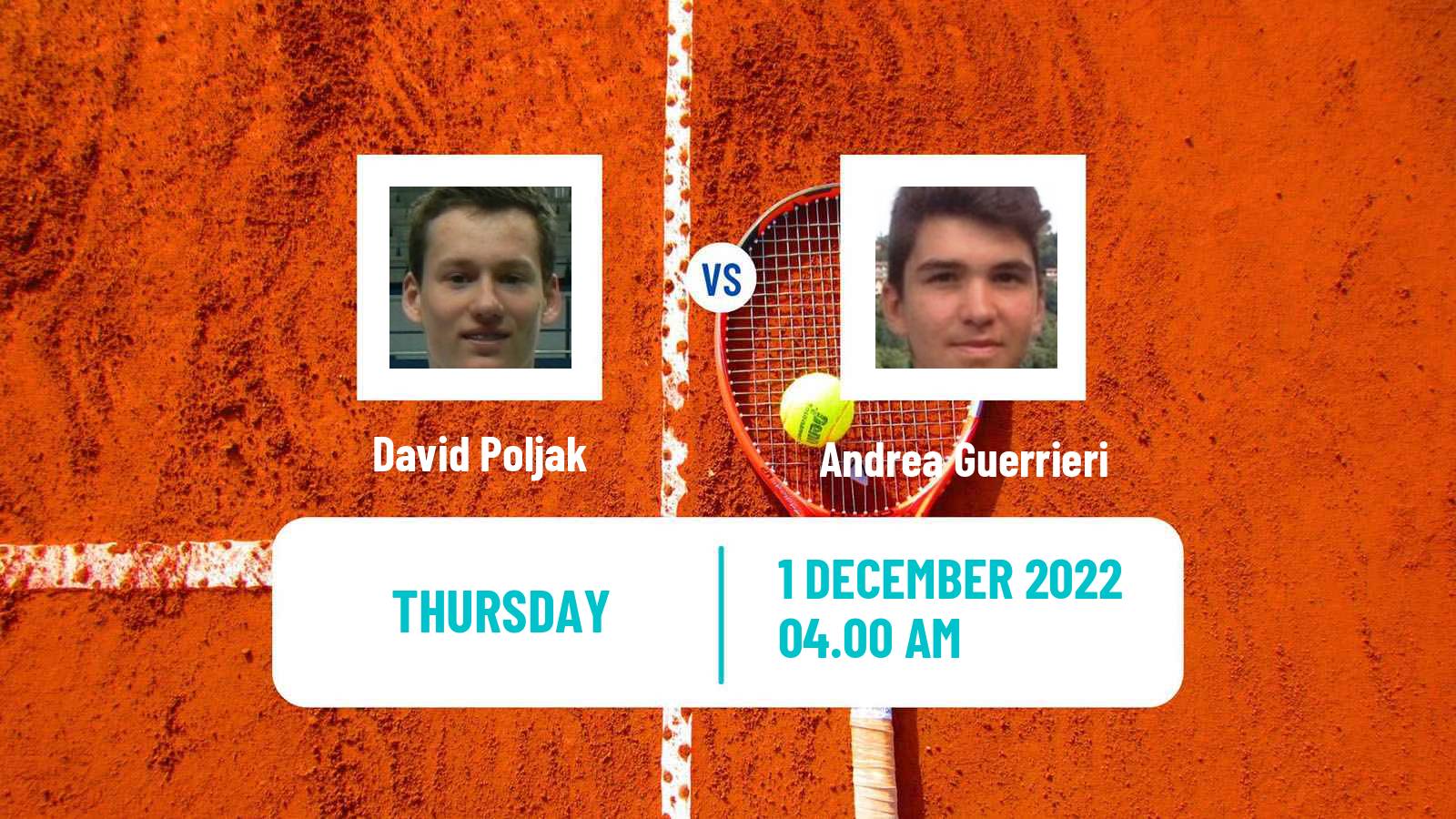 Tennis ITF Tournaments David Poljak - Andrea Guerrieri