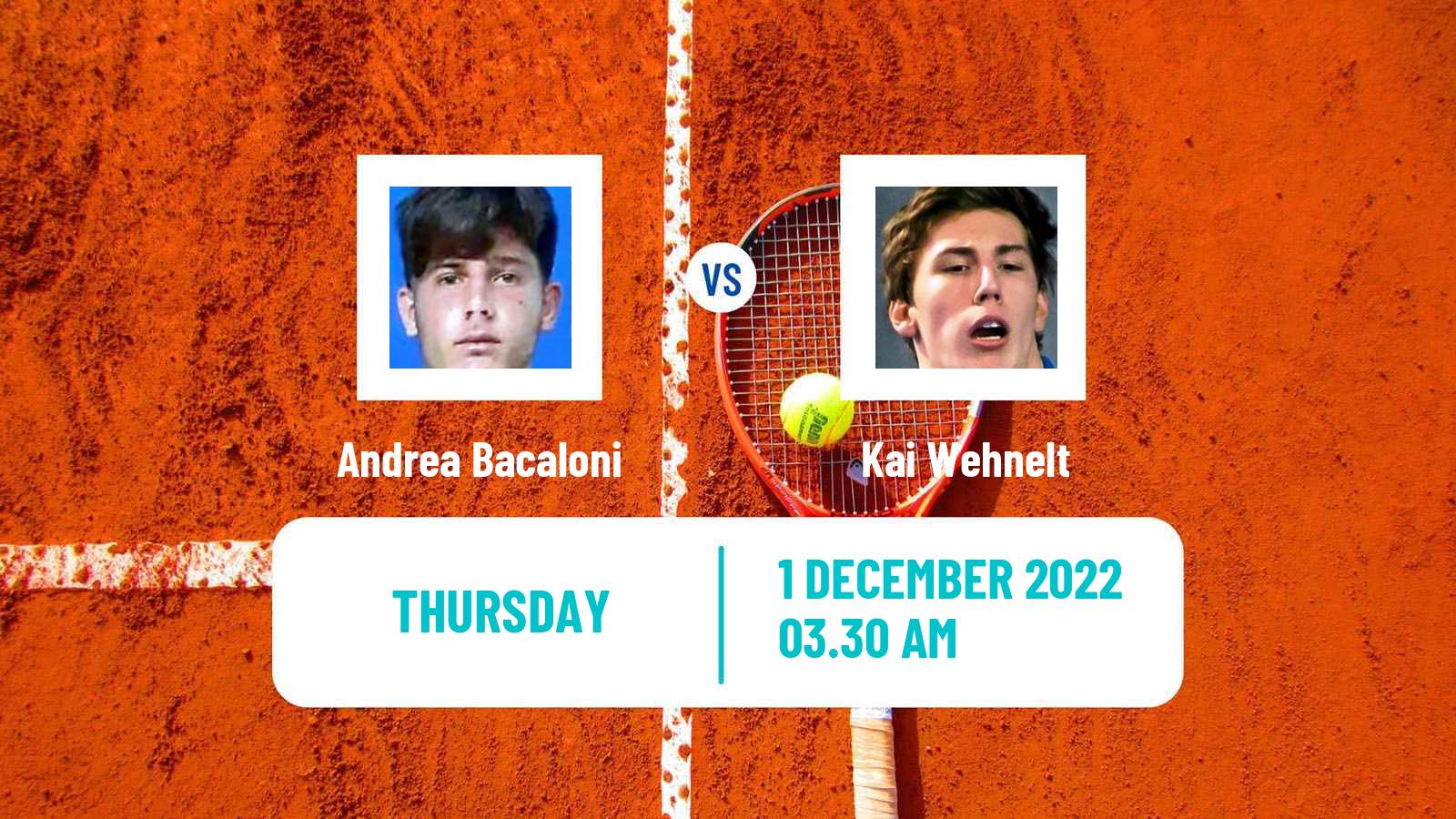 Tennis ITF Tournaments Andrea Bacaloni - Kai Wehnelt