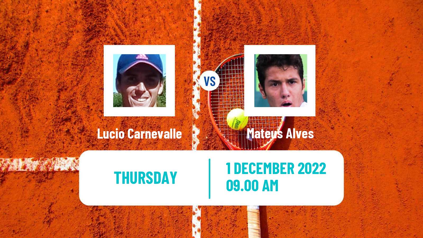 Tennis ITF Tournaments Lucio Carnevalle - Mateus Alves