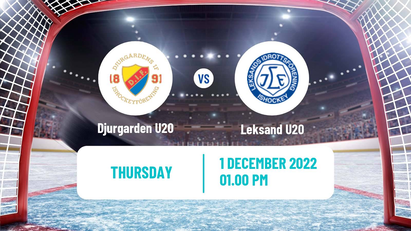 Hockey Swedish Superelit U20 Hockey Djurgarden U20 - Leksand U20