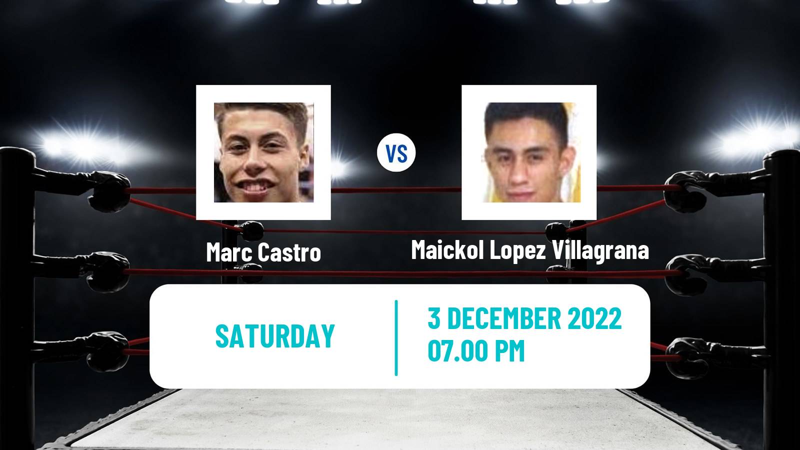 Boxing Boxing Marc Castro - Maickol Lopez Villagrana