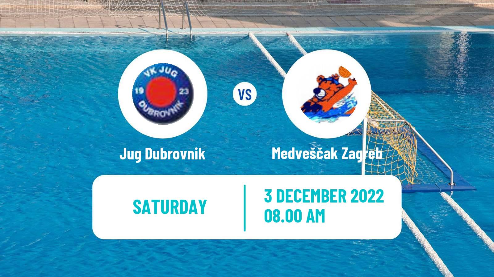 Water polo Croatian Water Polo Prva Liga Jug Dubrovnik - Medveščak Zagreb