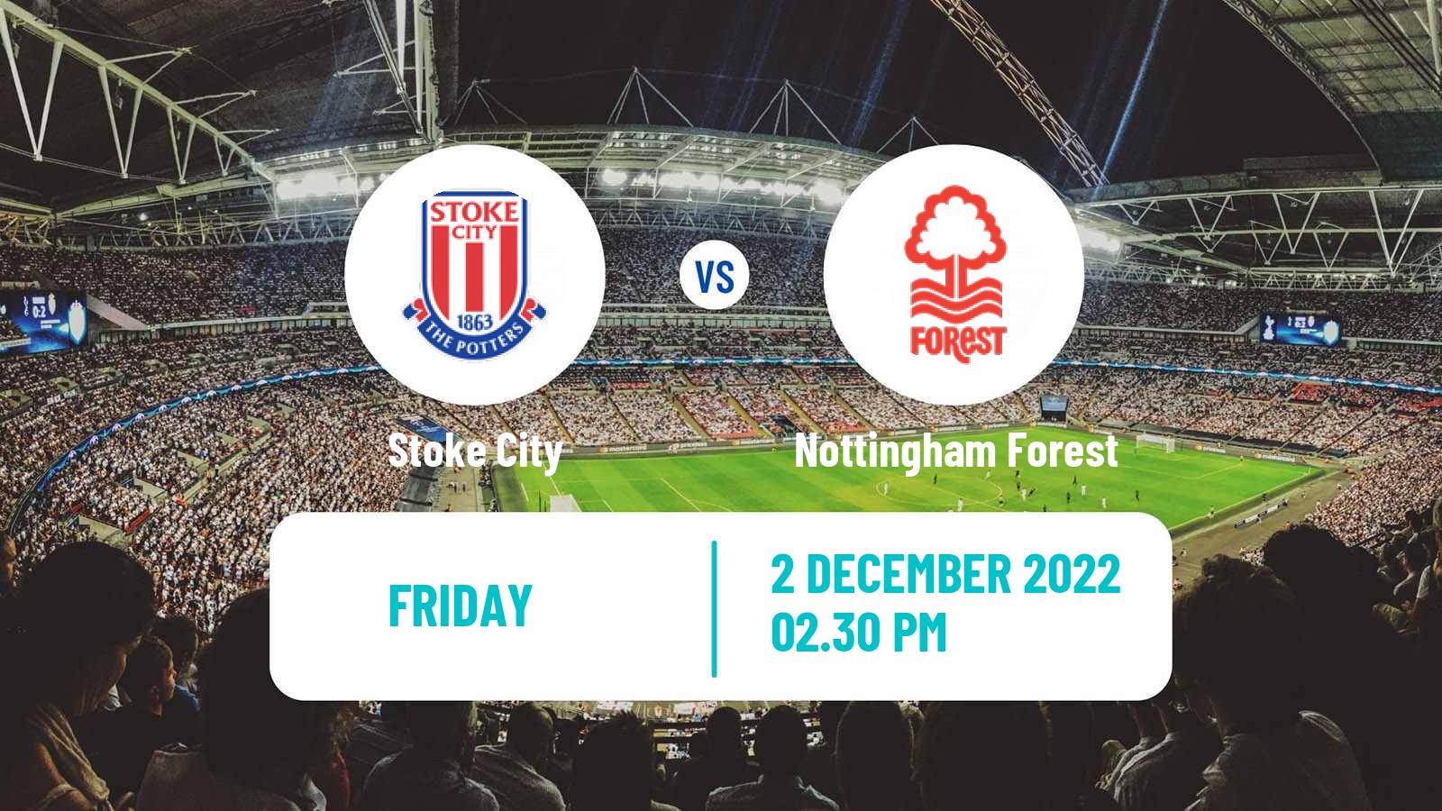 Soccer Club Friendly Stoke City - Nottingham Forest