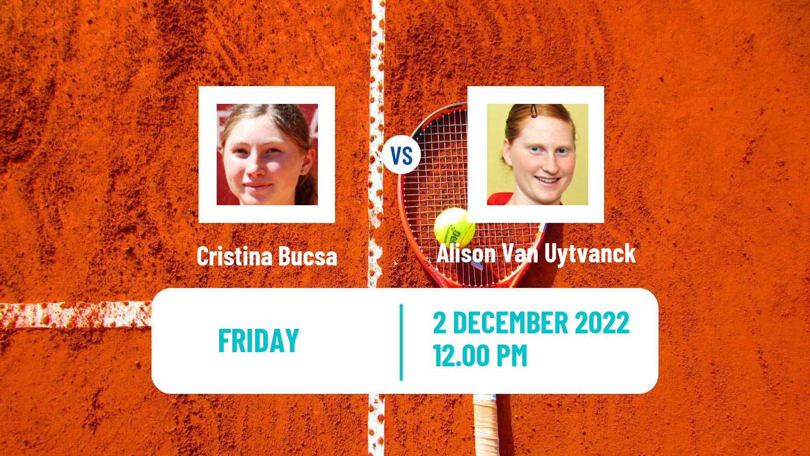 Tennis ATP Challenger Cristina Bucsa - Alison Van Uytvanck