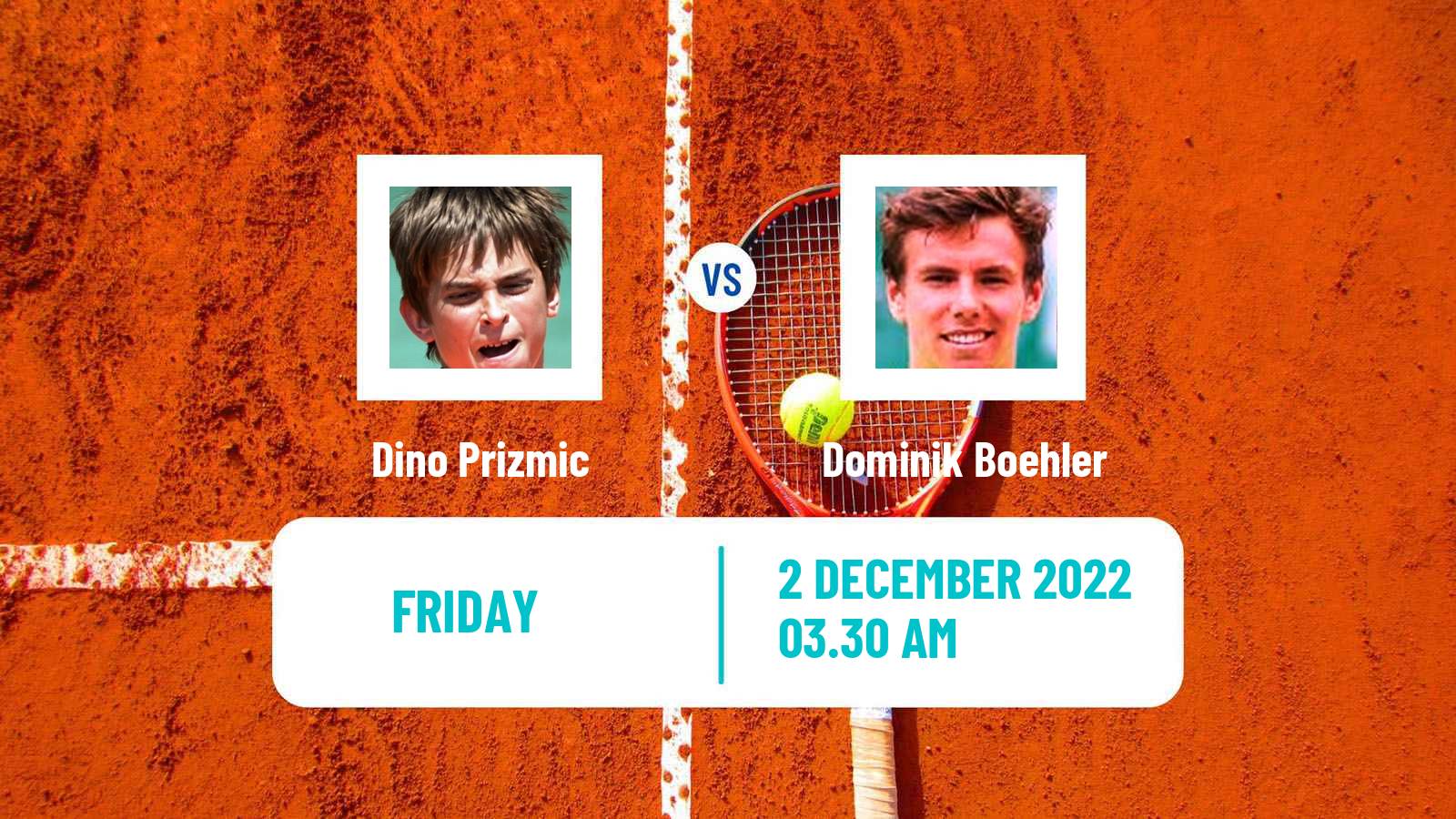 Tennis ITF Tournaments Dino Prizmic - Dominik Boehler