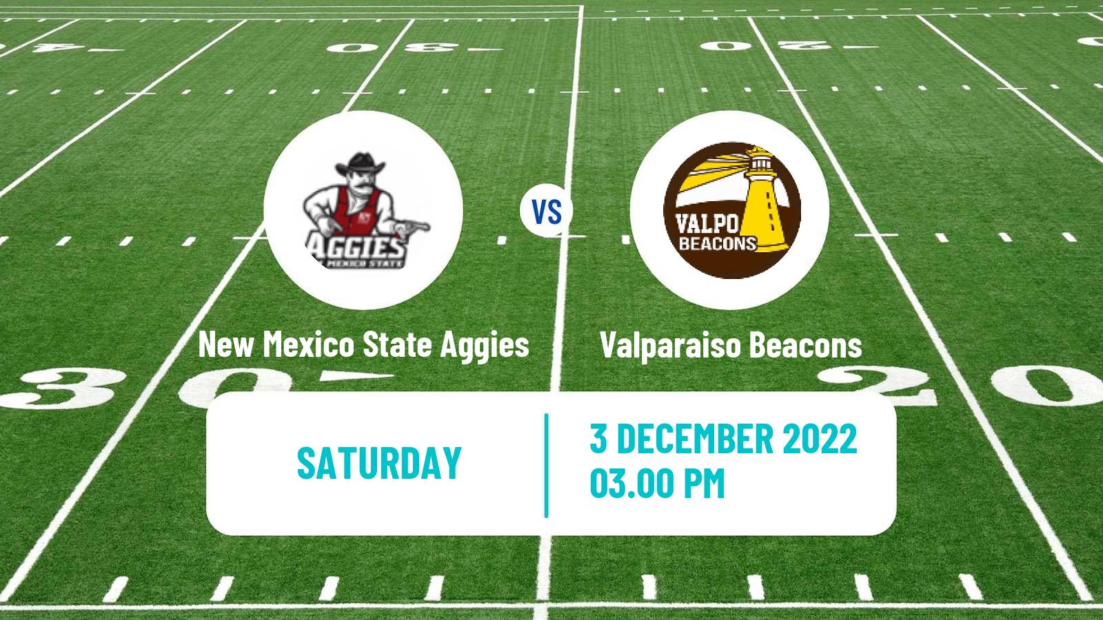 American football NCAA College Football New Mexico State Aggies - Valparaiso Beacons