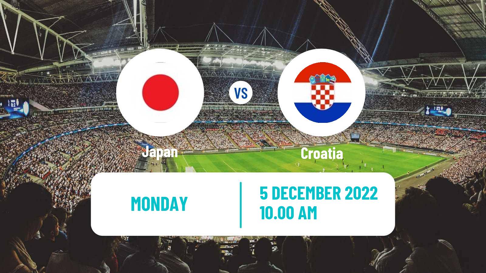 Soccer FIFA World Cup Japan - Croatia