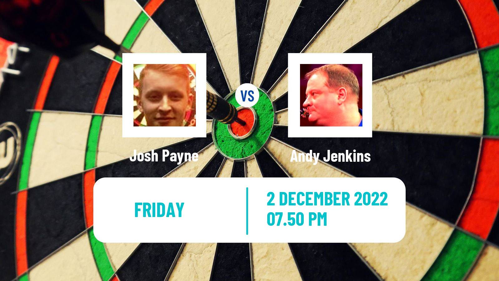 Darts Darts Josh Payne - Andy Jenkins