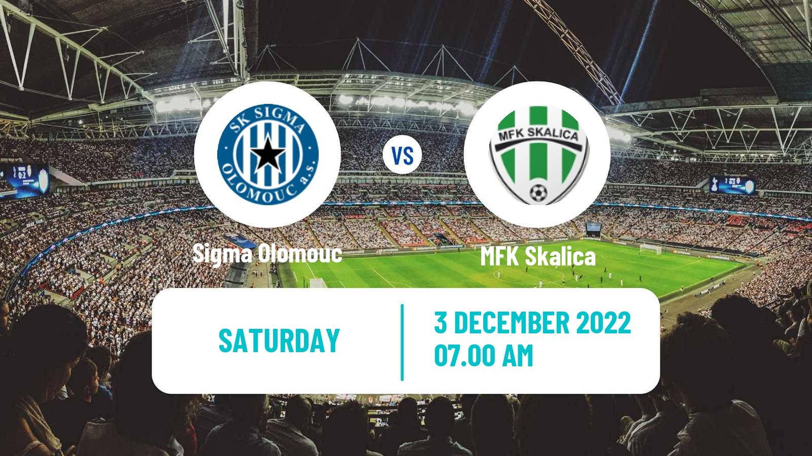 Soccer Czech Tipsport Liga Sigma Olomouc - Skalica