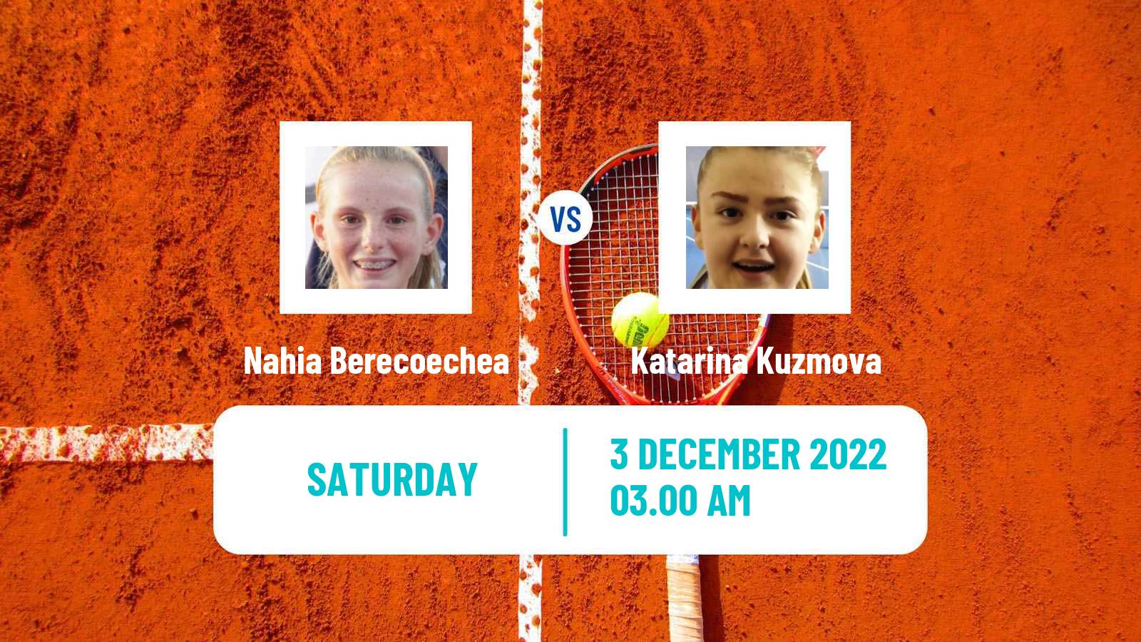 Tennis ITF Tournaments Nahia Berecoechea - Katarina Kuzmova