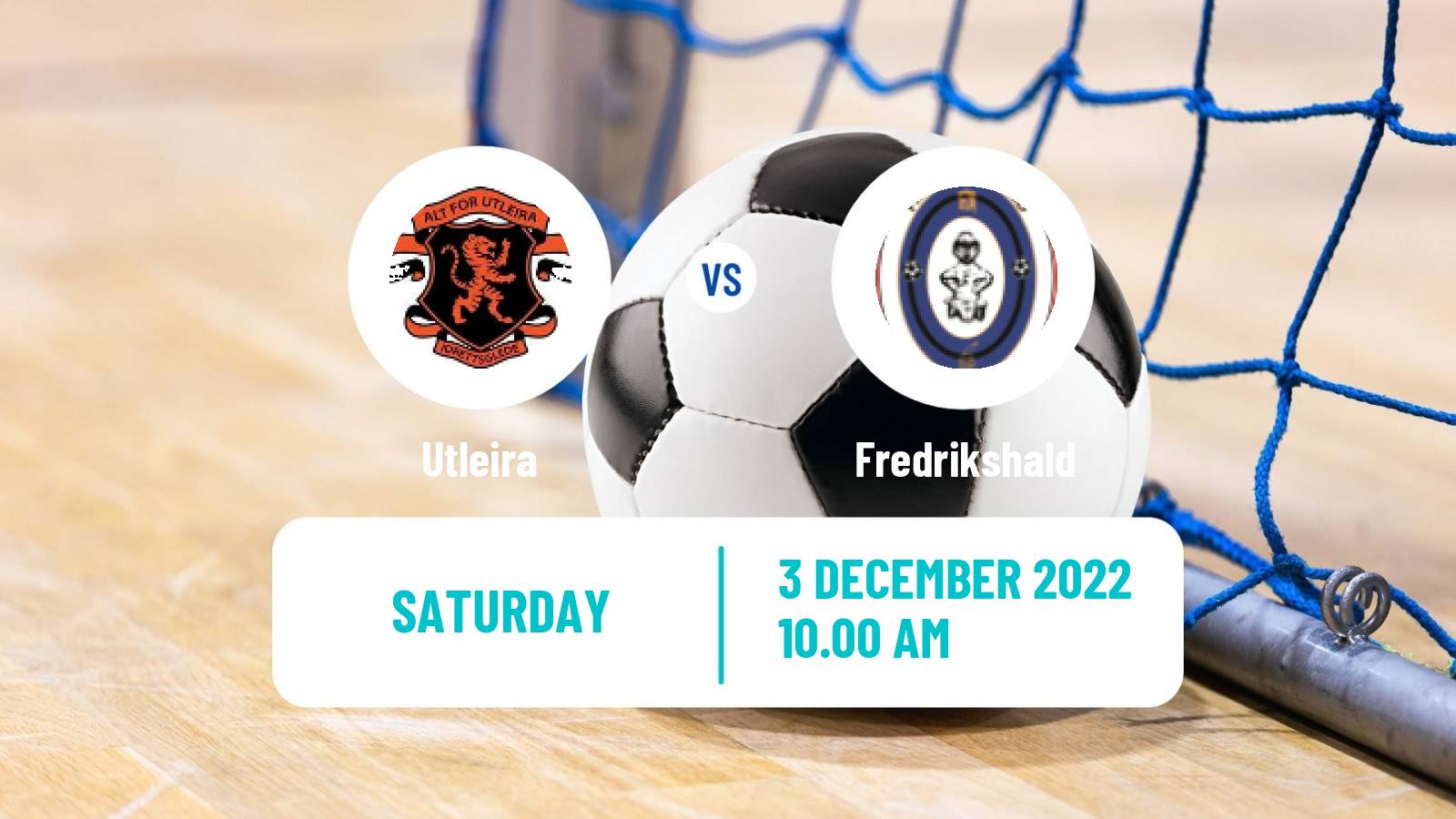 Futsal Norwegian Eliteserien Futsal Utleira - Fredrikshald