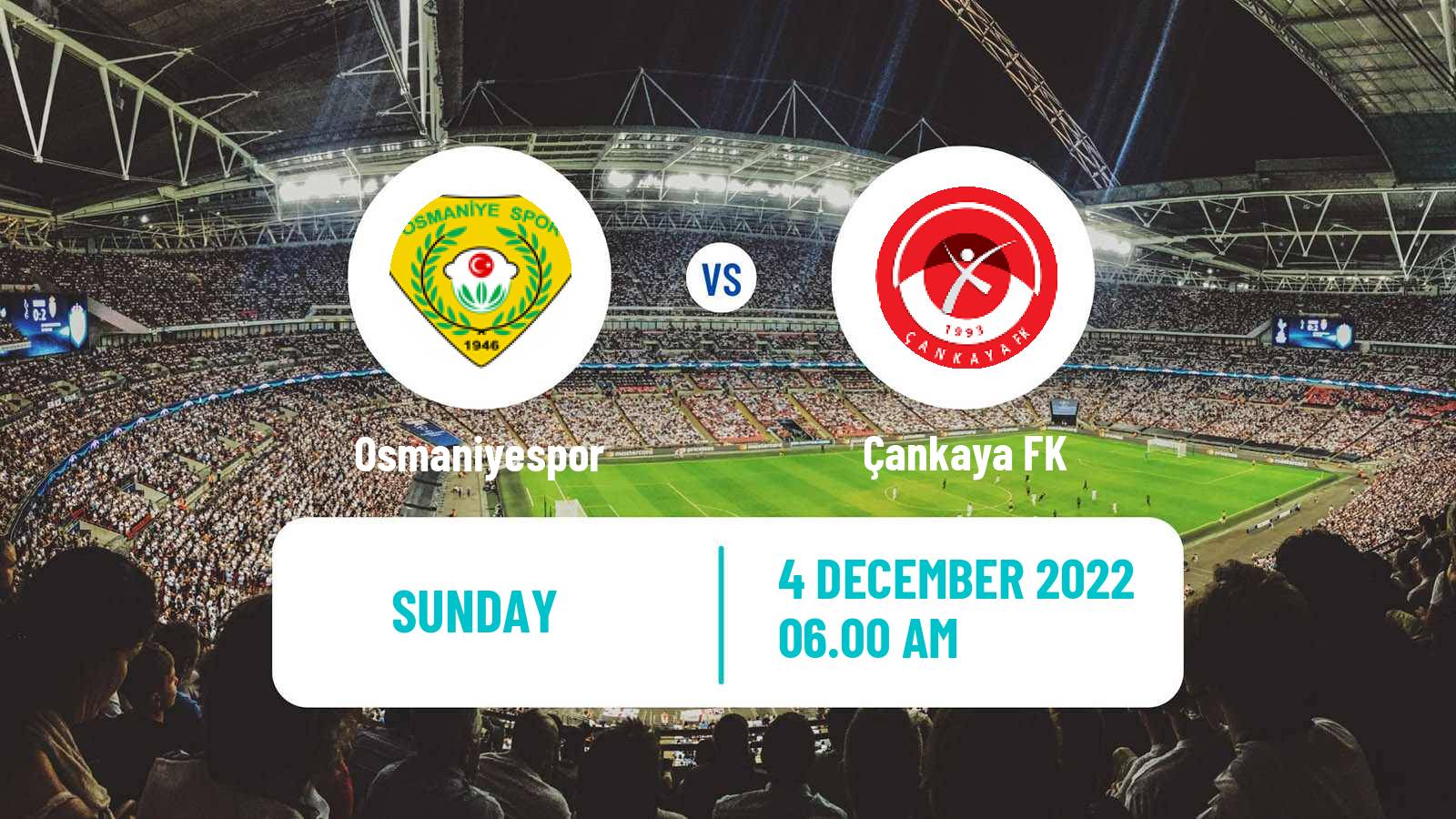 Soccer Turkish 3 Lig Group 3 Osmaniyespor - Çankaya