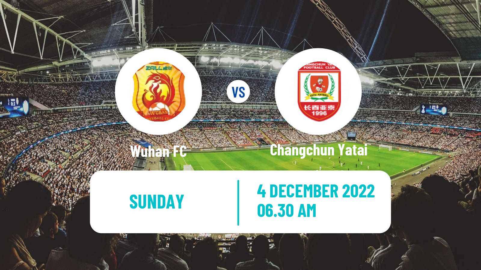 Soccer Chinese Super League Wuhan - Changchun Yatai