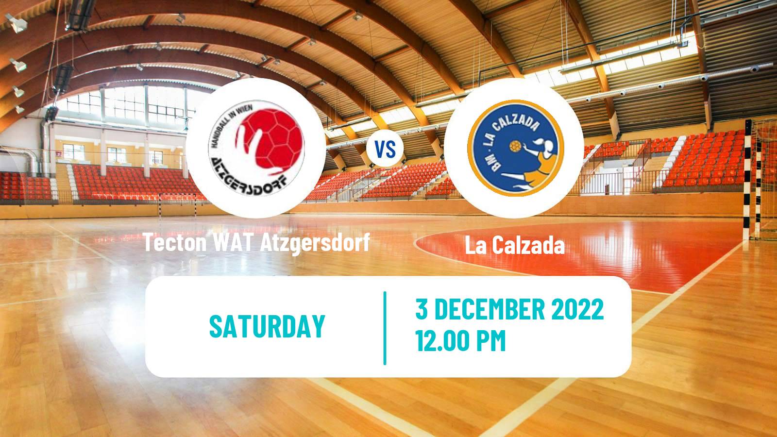 Handball EHF European Cup Women Tecton WAT Atzgersdorf - La Calzada