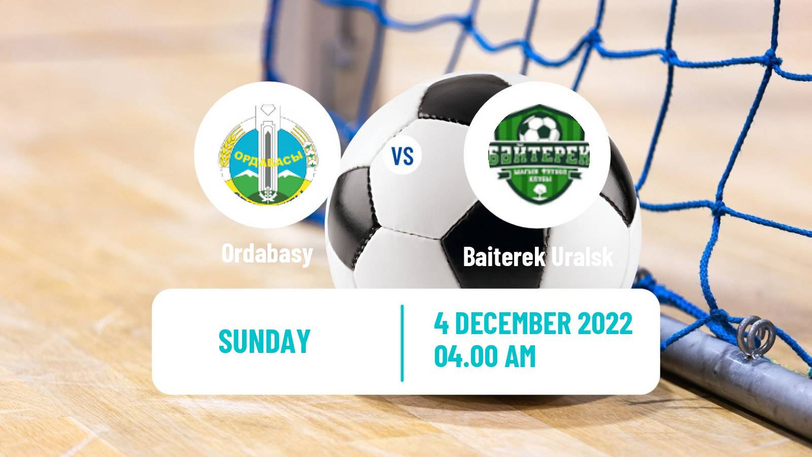 Futsal Kazakh Championship Futsal Ordabasy - Baiterek Uralsk