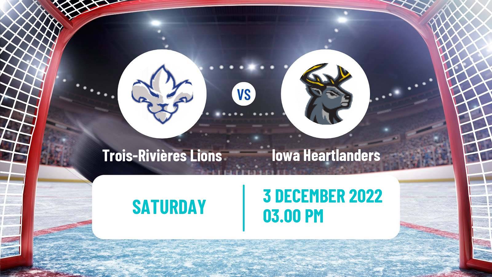 Hockey ECHL Trois-Rivières Lions - Iowa Heartlanders