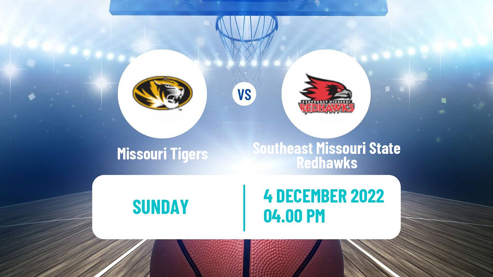 Basketball NCAA College Basketball Missouri Tigers - Southeast Missouri State Redhawks