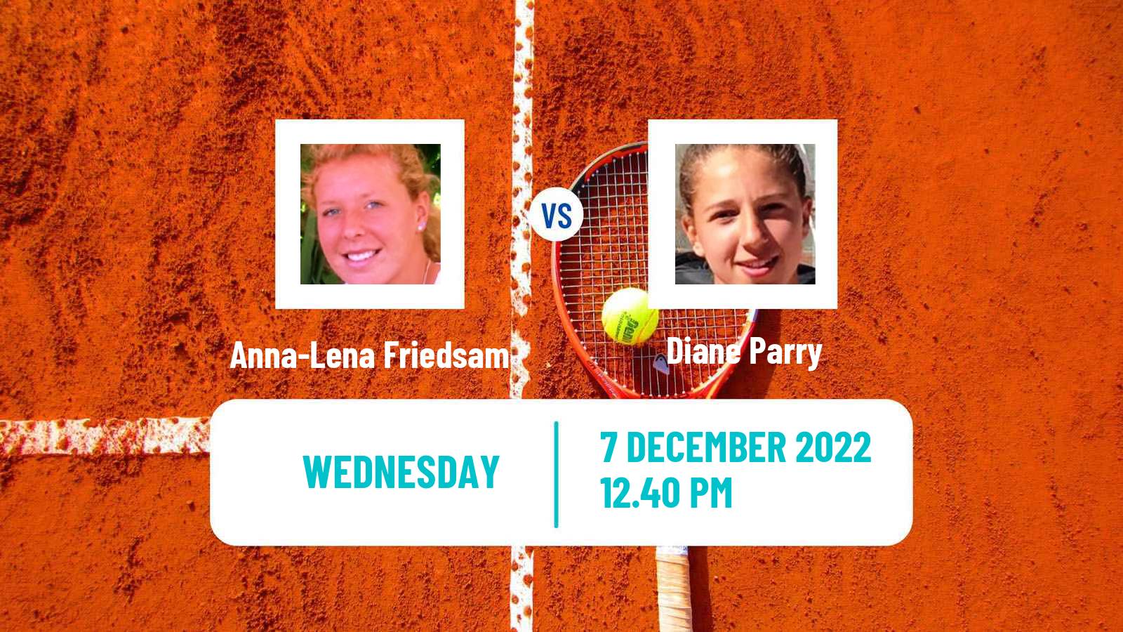 Tennis ATP Challenger Anna-Lena Friedsam - Diane Parry