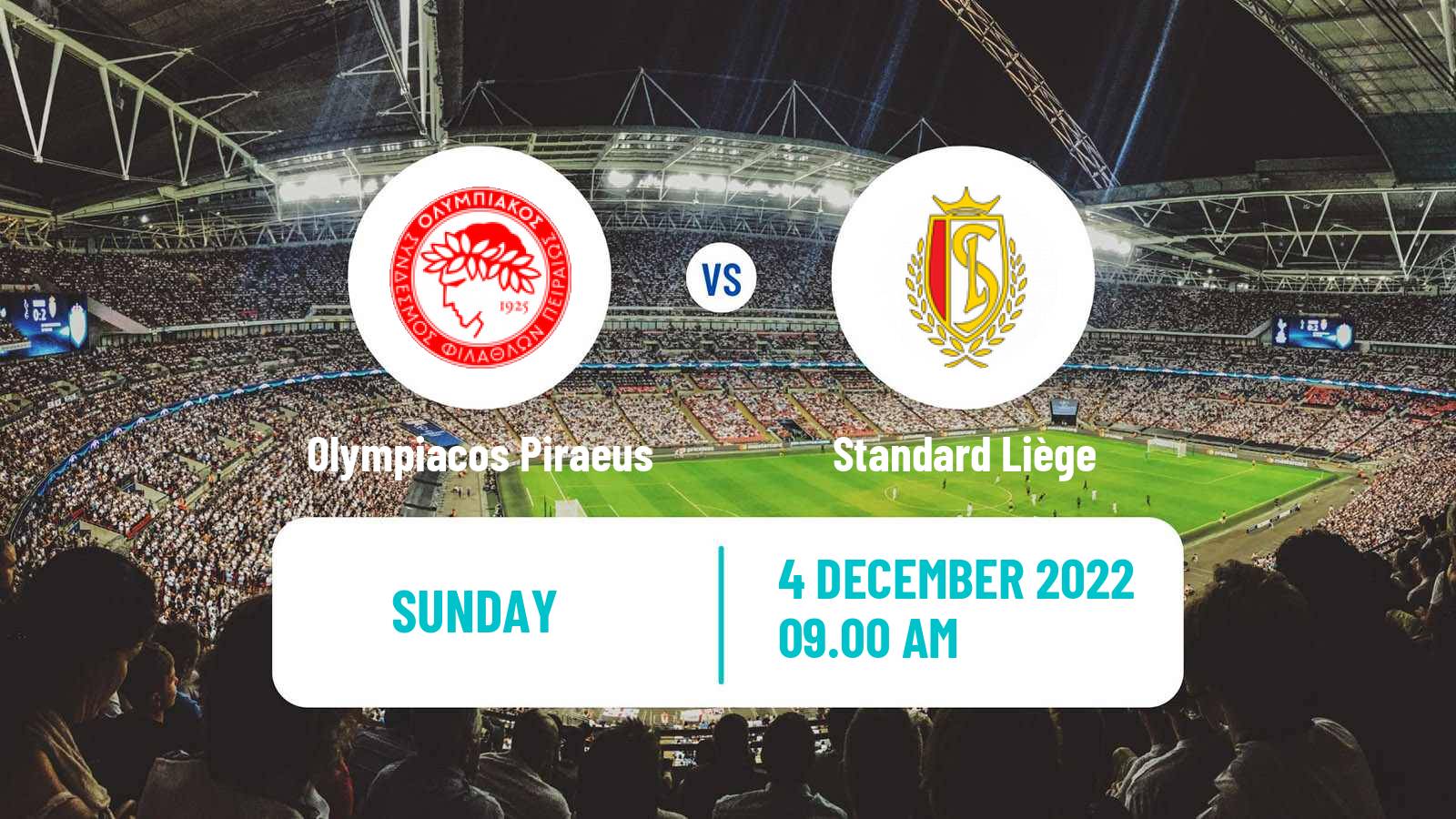 Soccer Club Friendly Olympiacos Piraeus - Standard Liège