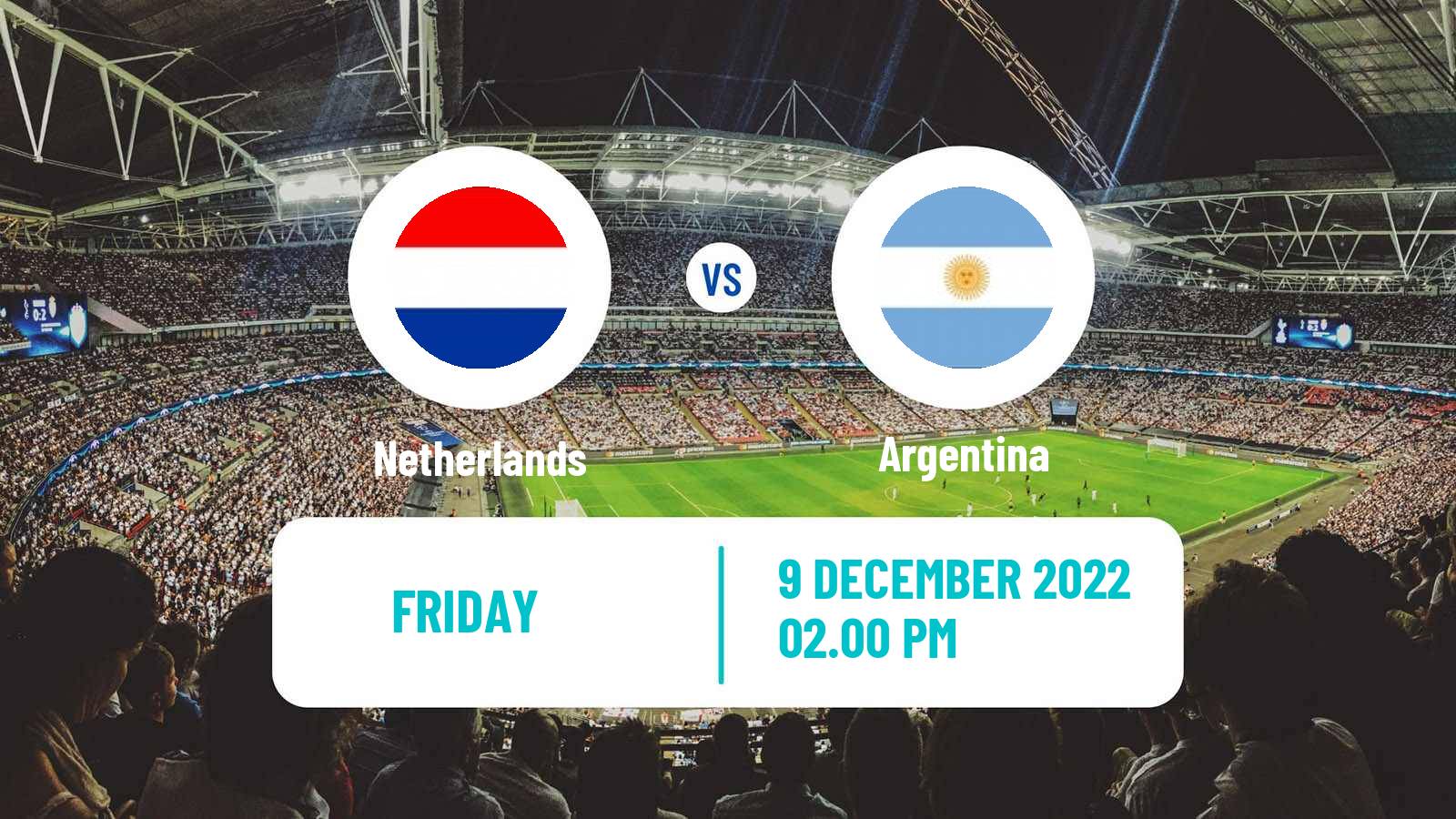 Soccer FIFA World Cup Netherlands - Argentina