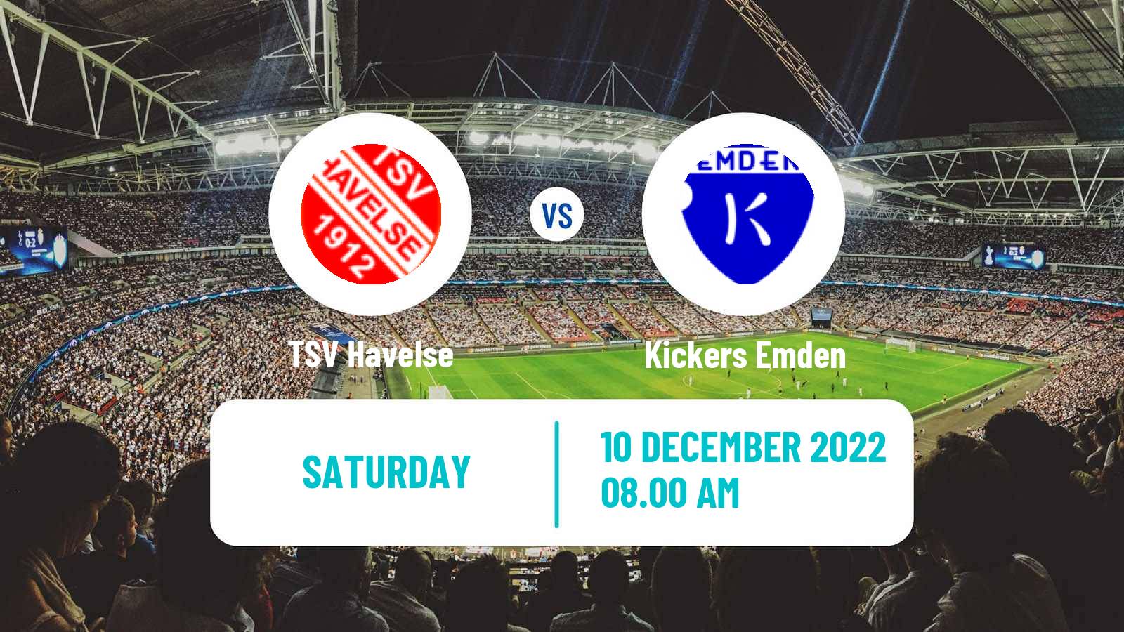 Soccer German Regionalliga North TSV Havelse - Kickers Emden