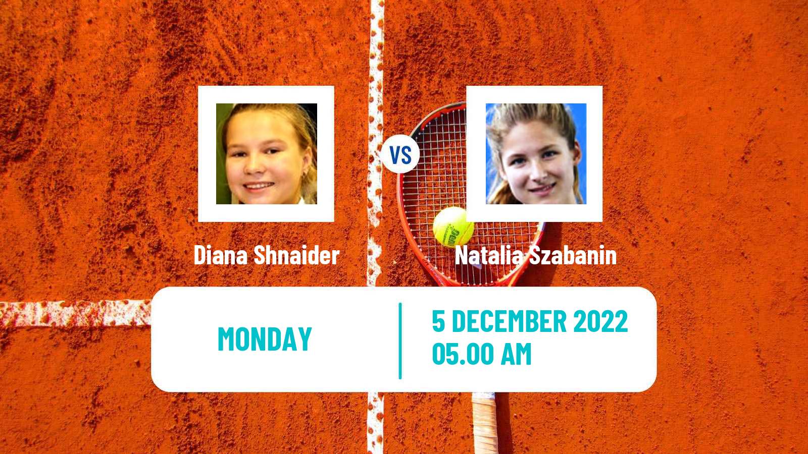 Tennis ITF Tournaments Diana Shnaider - Natalia Szabanin