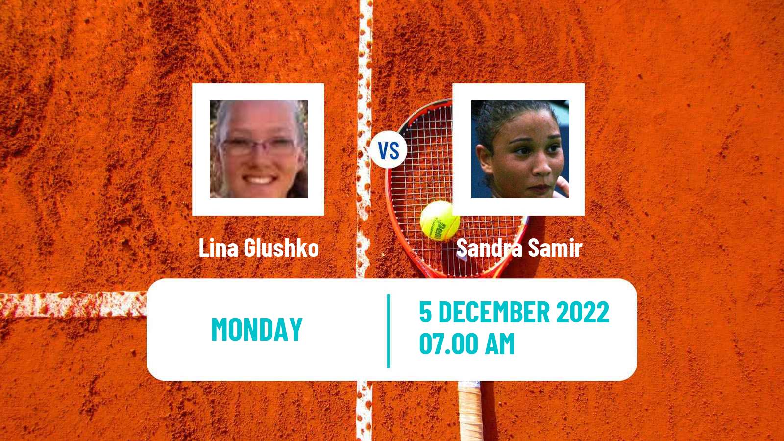 Tennis ITF Tournaments Lina Glushko - Sandra Samir