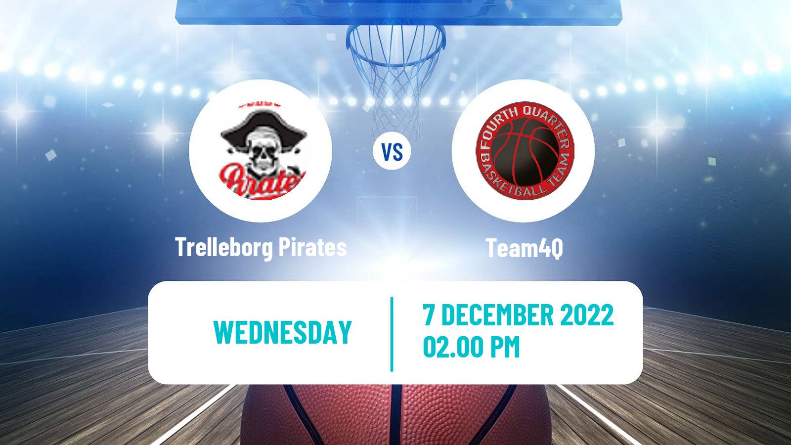 Basketball Swedish Superettan Basketball Trelleborg Pirates - Team4Q