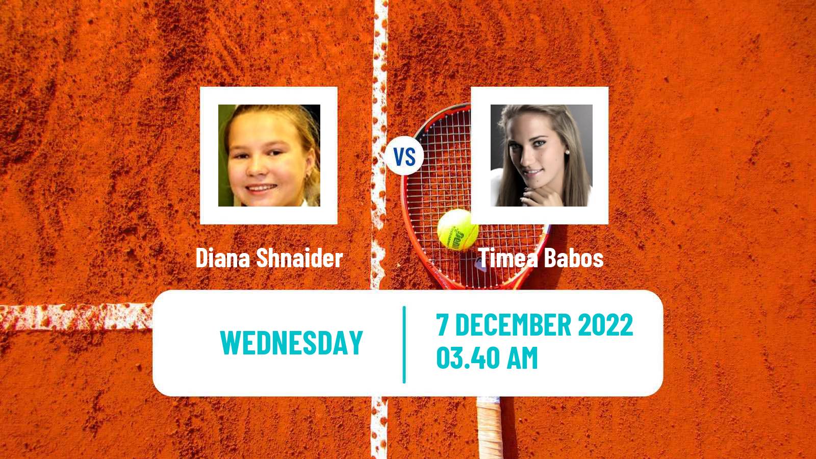Tennis ITF Tournaments Diana Shnaider - Timea Babos