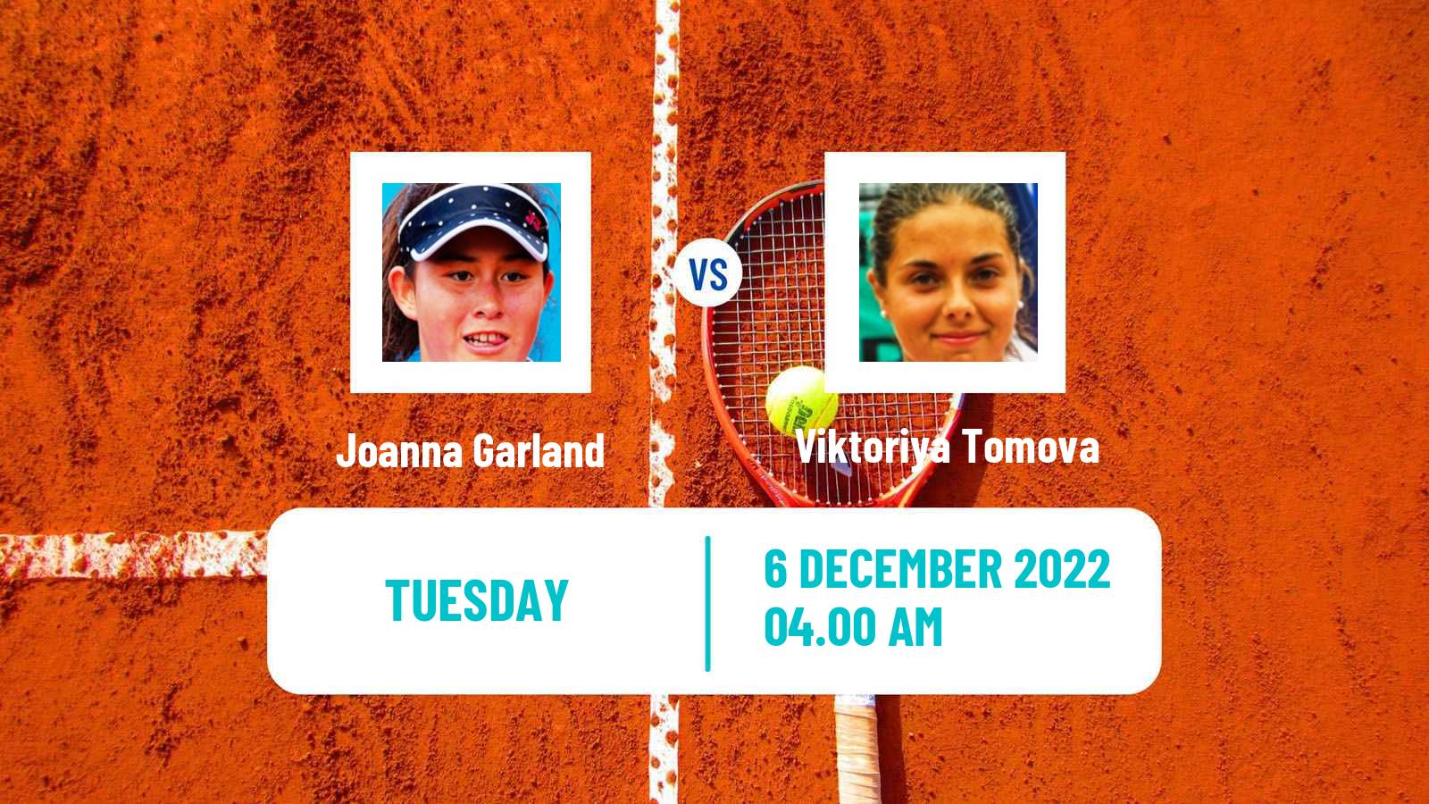 Tennis ATP Challenger Joanna Garland - Viktoriya Tomova