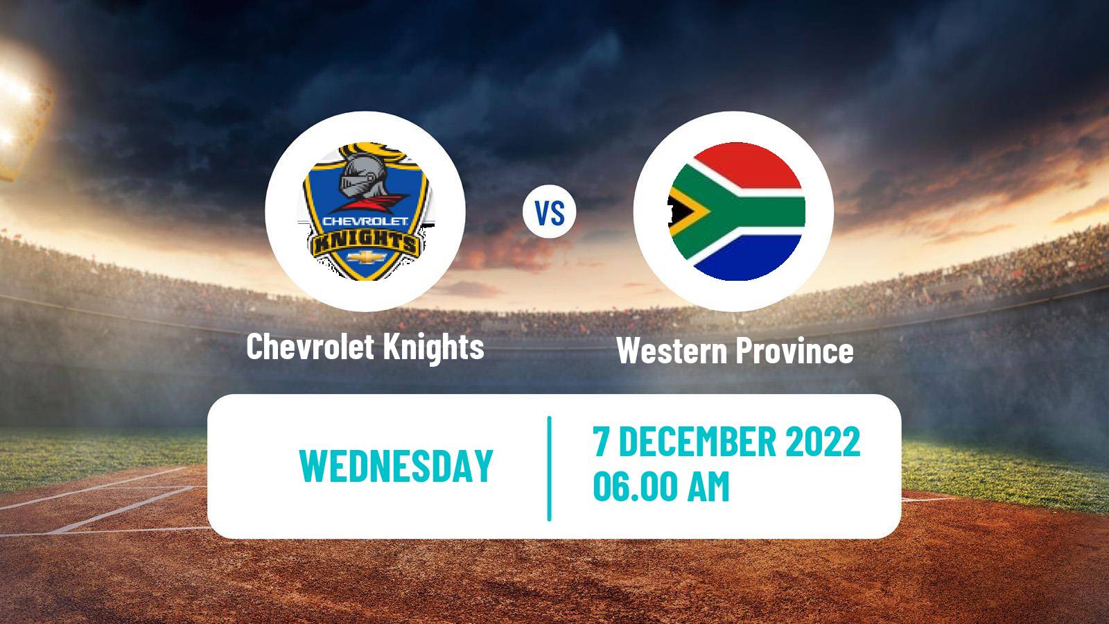 Cricket CSA Provincial One-Day Challenge Chevrolet Knights - Western Province
