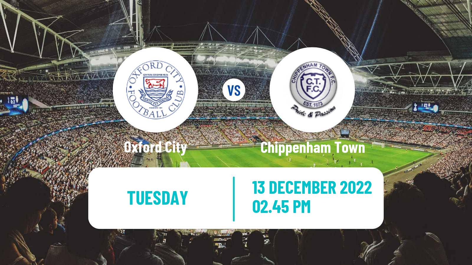 Soccer English National League South Oxford City - Chippenham Town