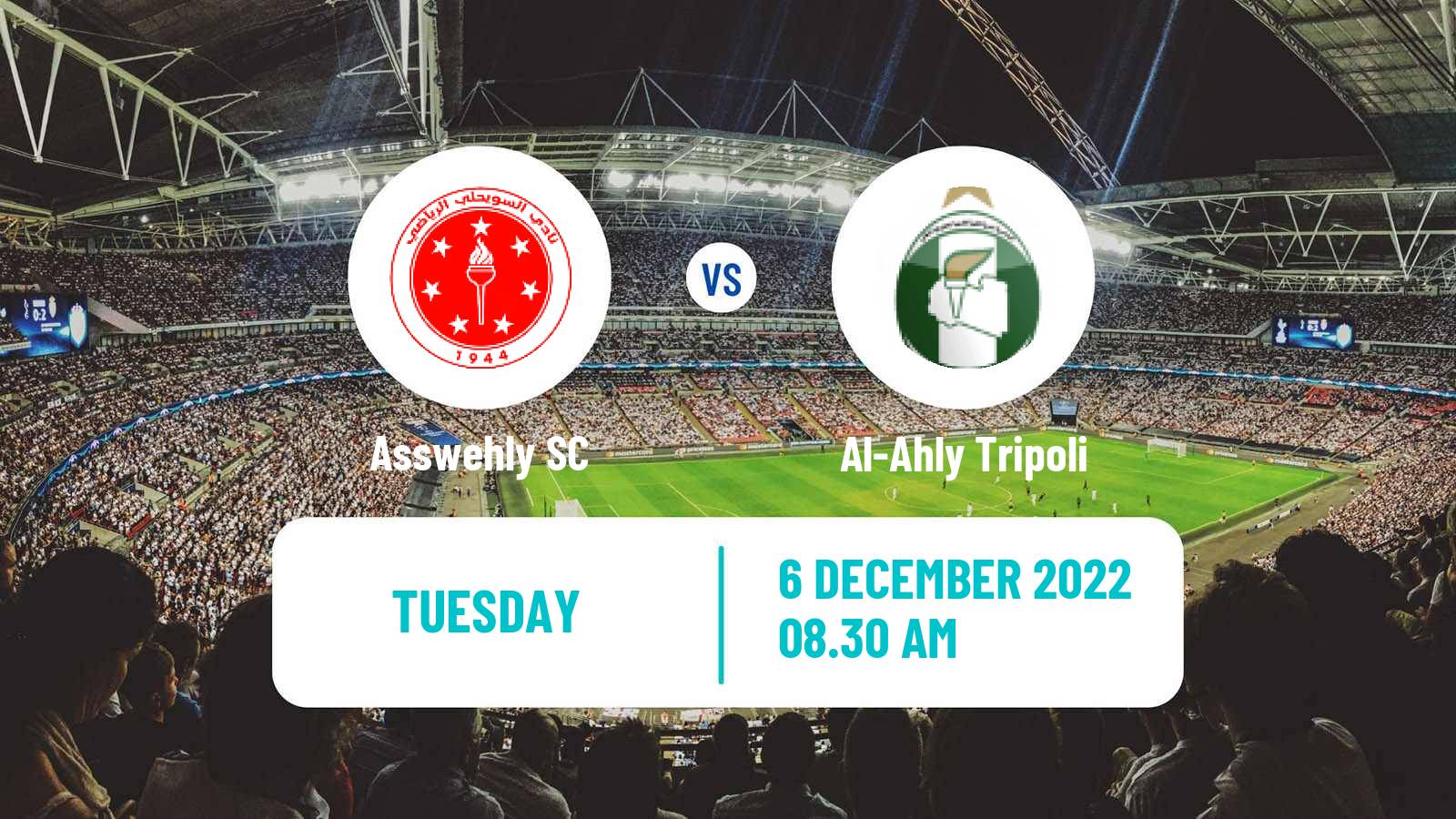 Soccer Libyan Premier League Asswehly - Al-Ahly Tripoli