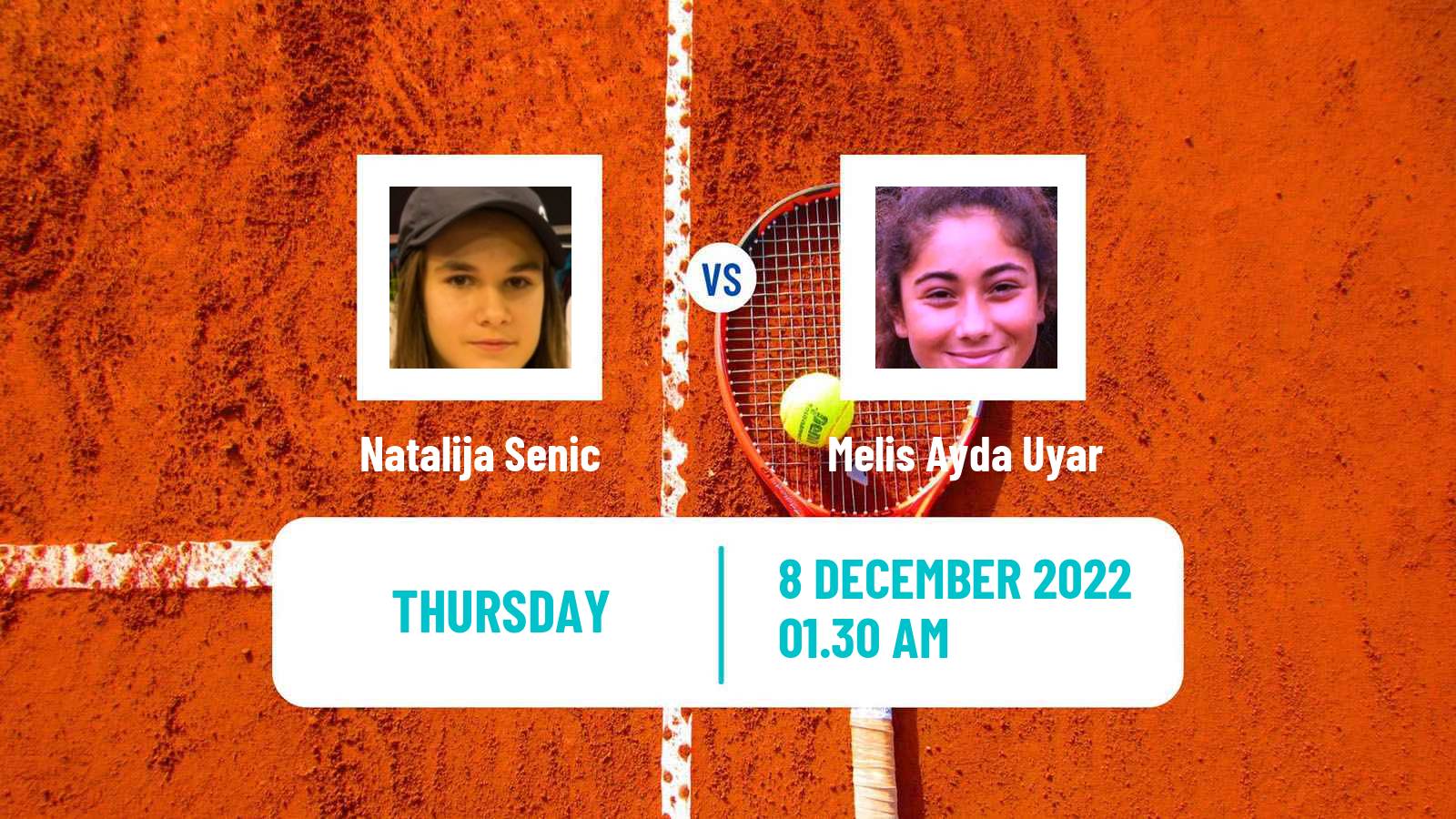 Tennis ITF Tournaments Natalija Senic - Melis Ayda Uyar