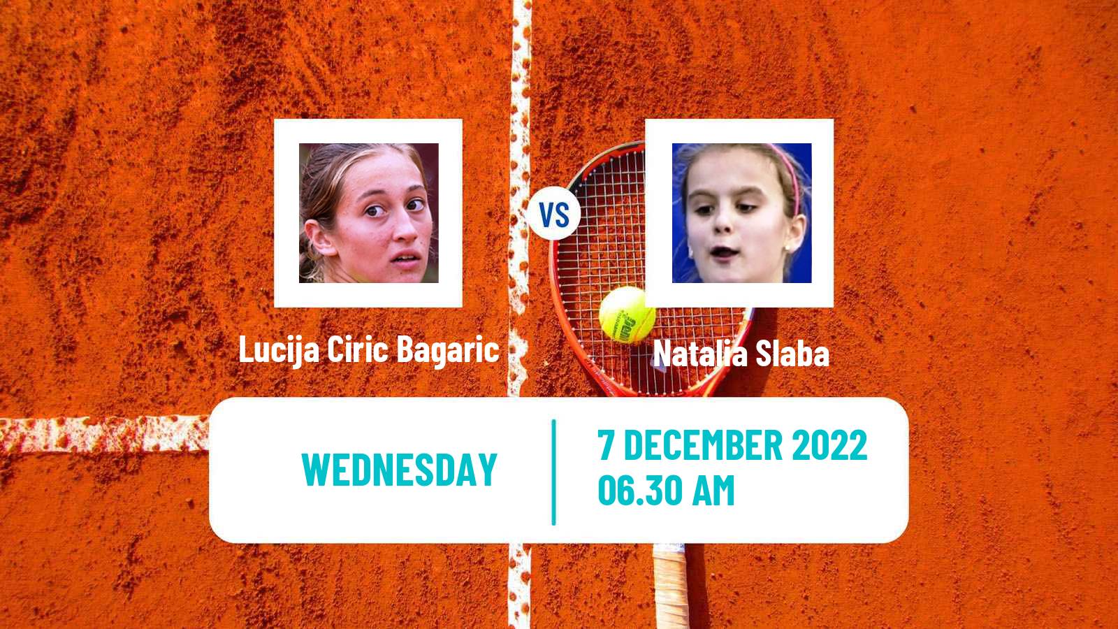 Tennis ITF Tournaments Lucija Ciric Bagaric - Natalia Slaba