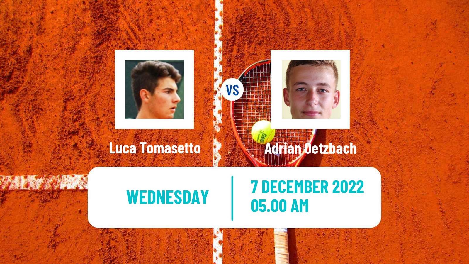 Tennis ITF Tournaments Luca Tomasetto - Adrian Oetzbach