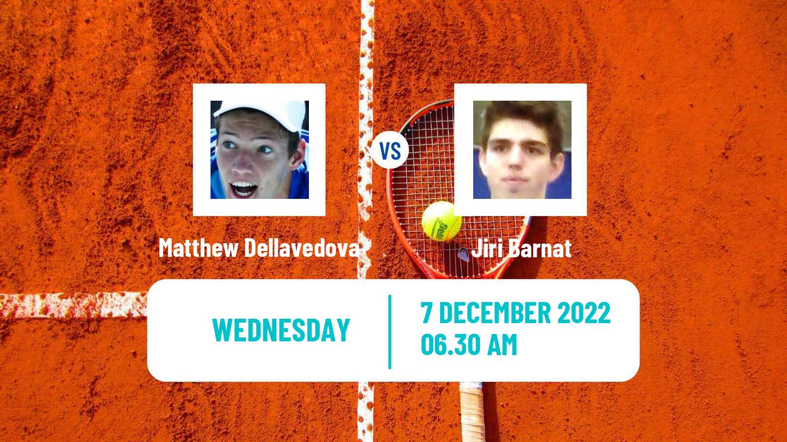 Tennis ITF Tournaments Matthew Dellavedova - Jiri Barnat