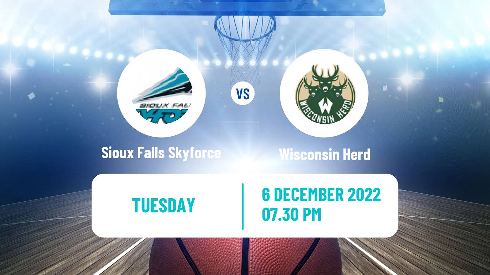 Basketball NBA G-League Sioux Falls Skyforce - Wisconsin Herd