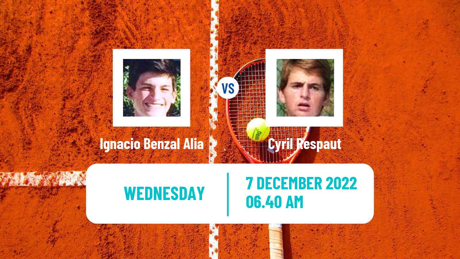 Tennis ITF Tournaments Ignacio Benzal Alia - Cyril Respaut