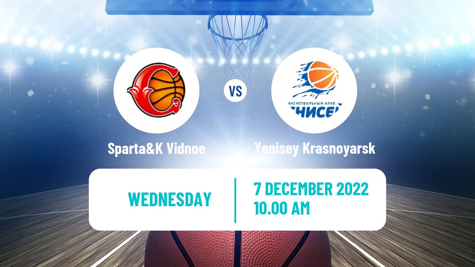 Basketball Russian Premier League Basketball Women Sparta&K Vidnoe - Yenisey Krasnoyarsk