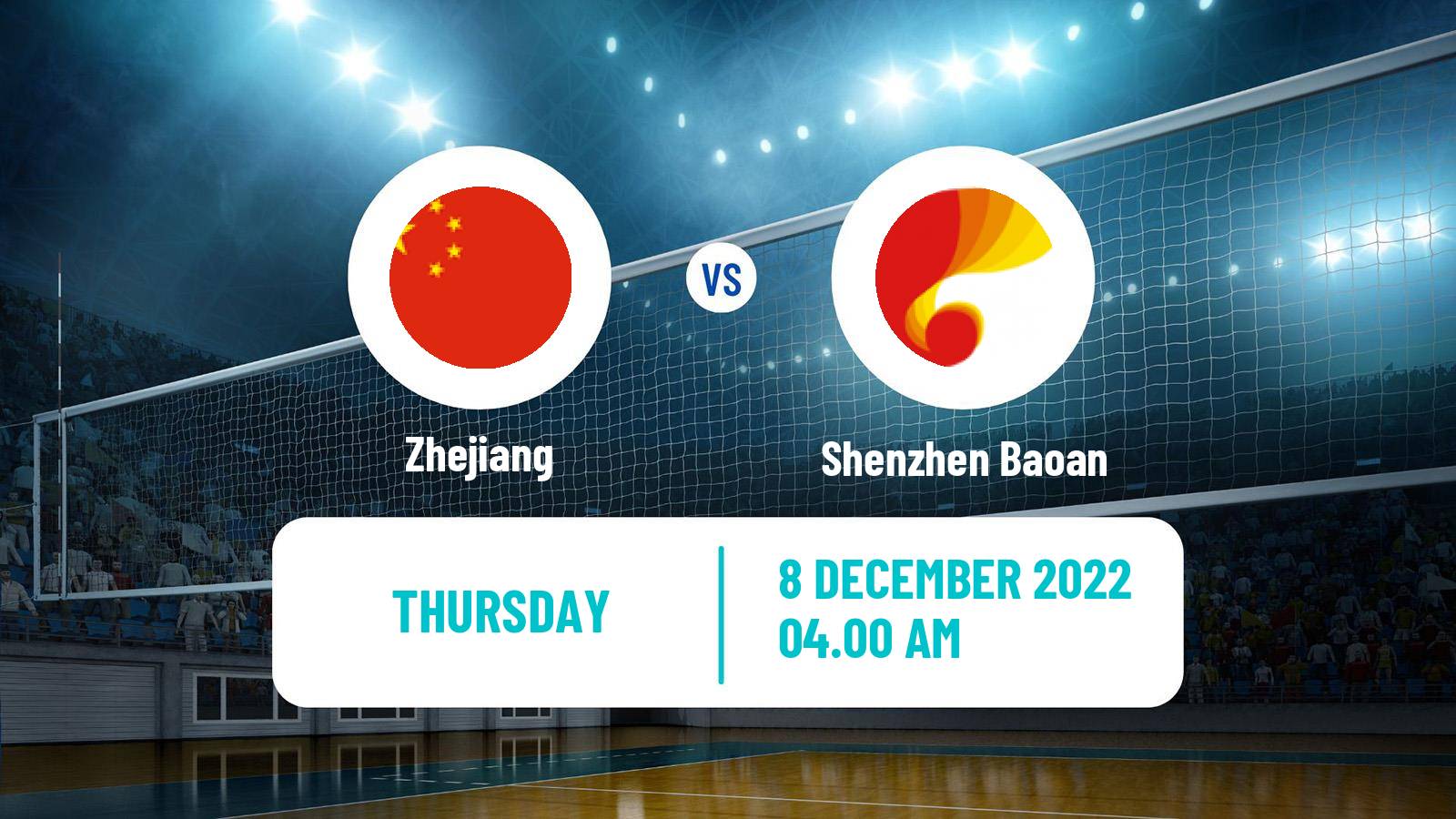 Volleyball Chinese CVL Zhejiang - Shenzhen Baoan