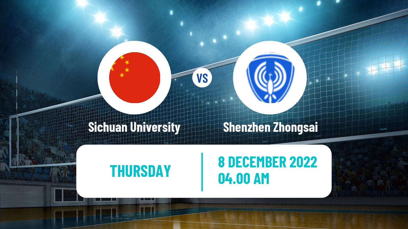 Volleyball Chinese CVL Women Sichuan University - Shenzhen Zhongsai