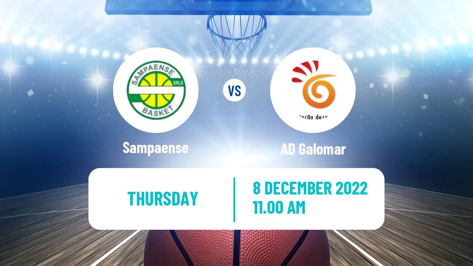 Basketball Portuguese Proliga Basketball Sampaense - Galomar